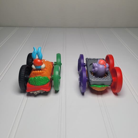 Vintage 1990s Tiny Toons Flip Cars Lot of 2 McDonald’s Happy Meal Toys GUC - Picture 4 of 8